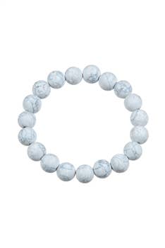 Howlite Stone Stretch Bracelet B1971