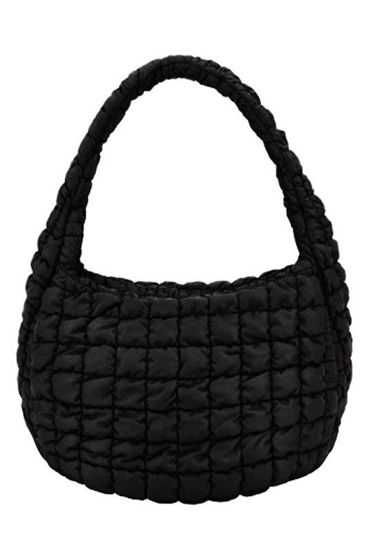 KATE PUFF Large QUILTED SHOULDER BAG