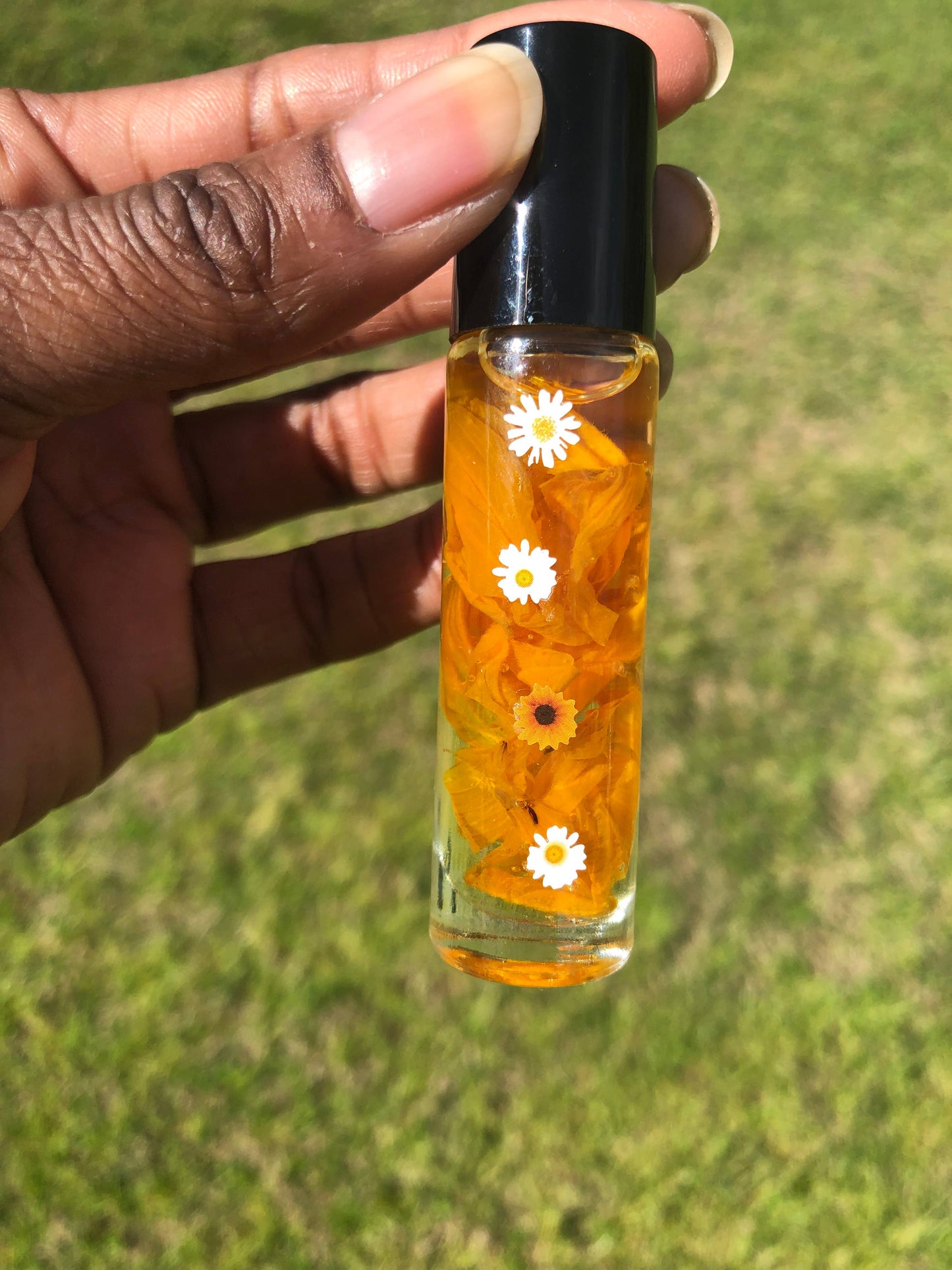 Sunflower Infused Lip Oil | Lip Oil Treatment | Moisturize: Vanilla Orange