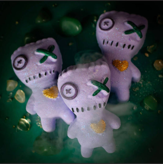 Hand Painted Voodoo Doll Halloween Bath Bomb