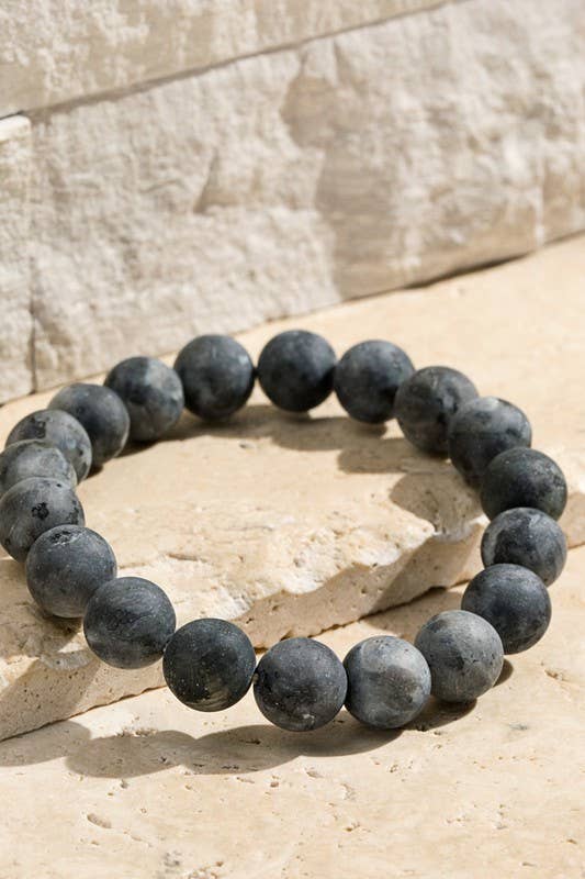 10MM Natural Stone Beaded Bracelet