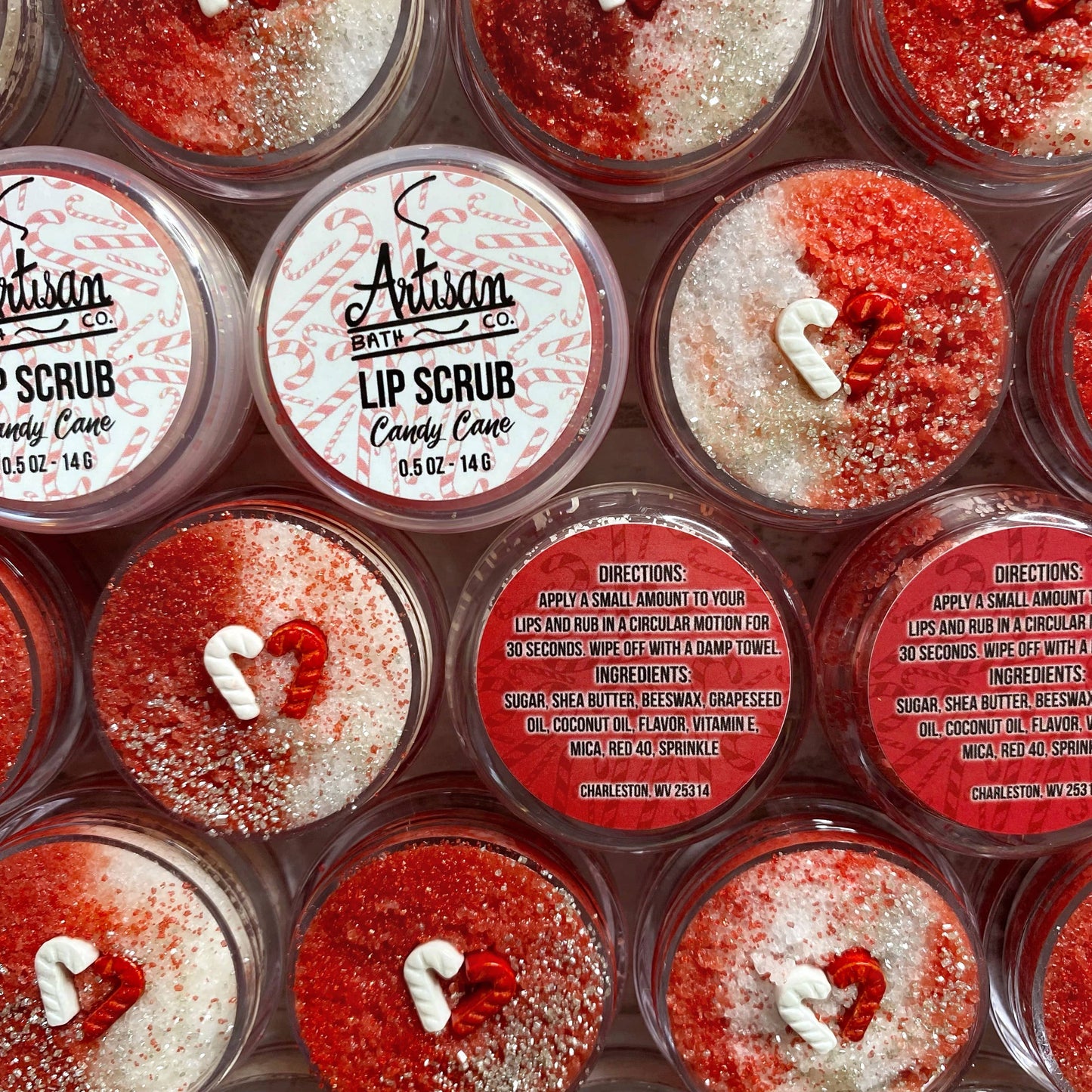 Candy Cane Lip Scrub