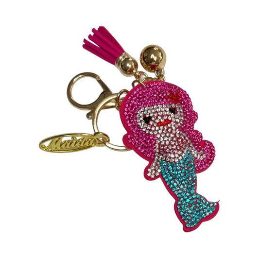 MERMAID SPARKLE KEYCHAIN W/O POMPOM