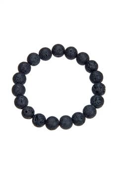 Lava Stone Bead Bracelet B1996