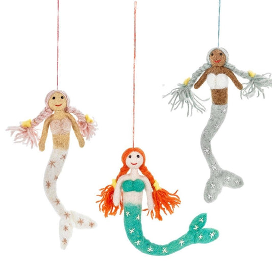 Handmade Felt Magical Mermaids