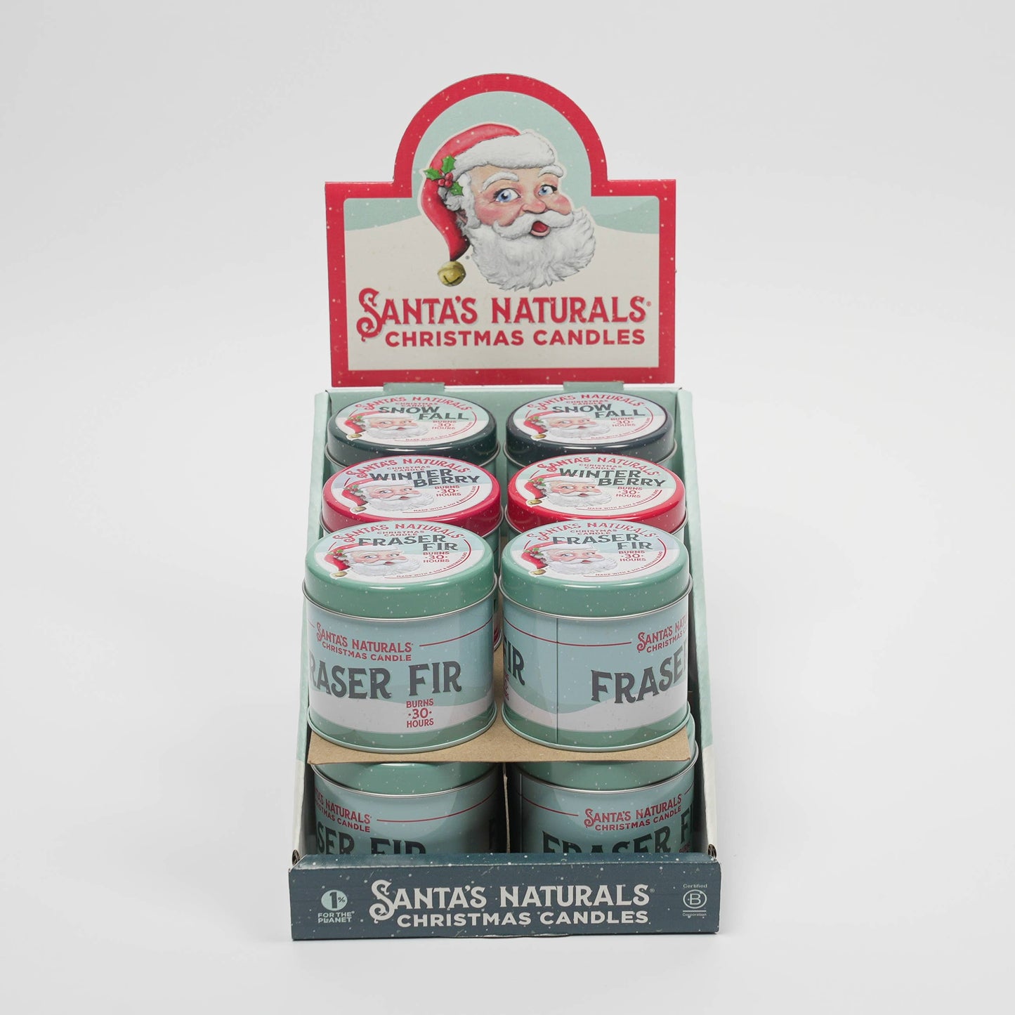 Santa’s Naturals Christmas Candles