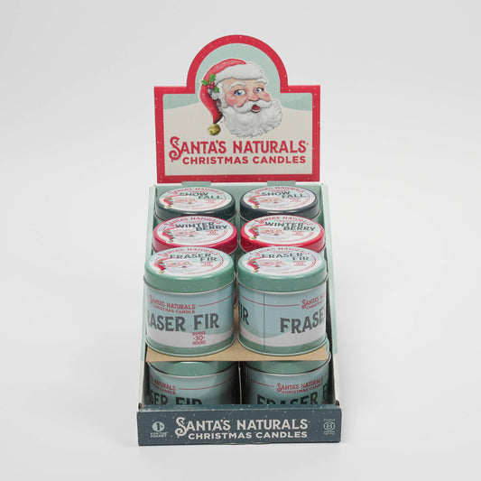 Santa’s Naturals Christmas Candles