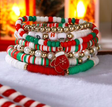 Christmas Stack Bracelets