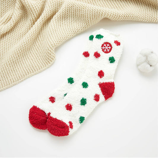 Holiday Christmas Patterned Plush Socks inside a reusable ornament