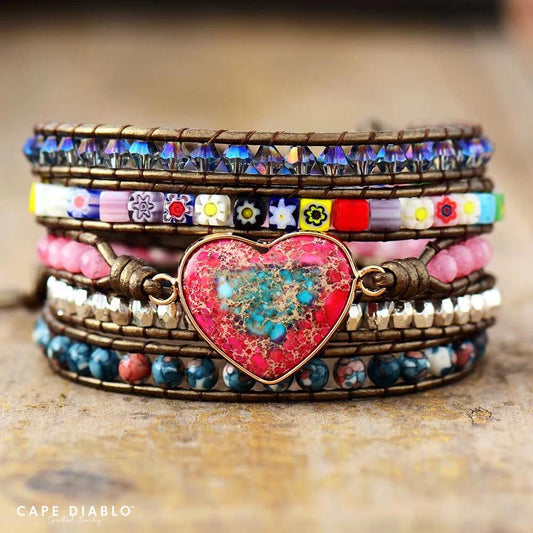 Love Warrior Protection Wrap bracelet